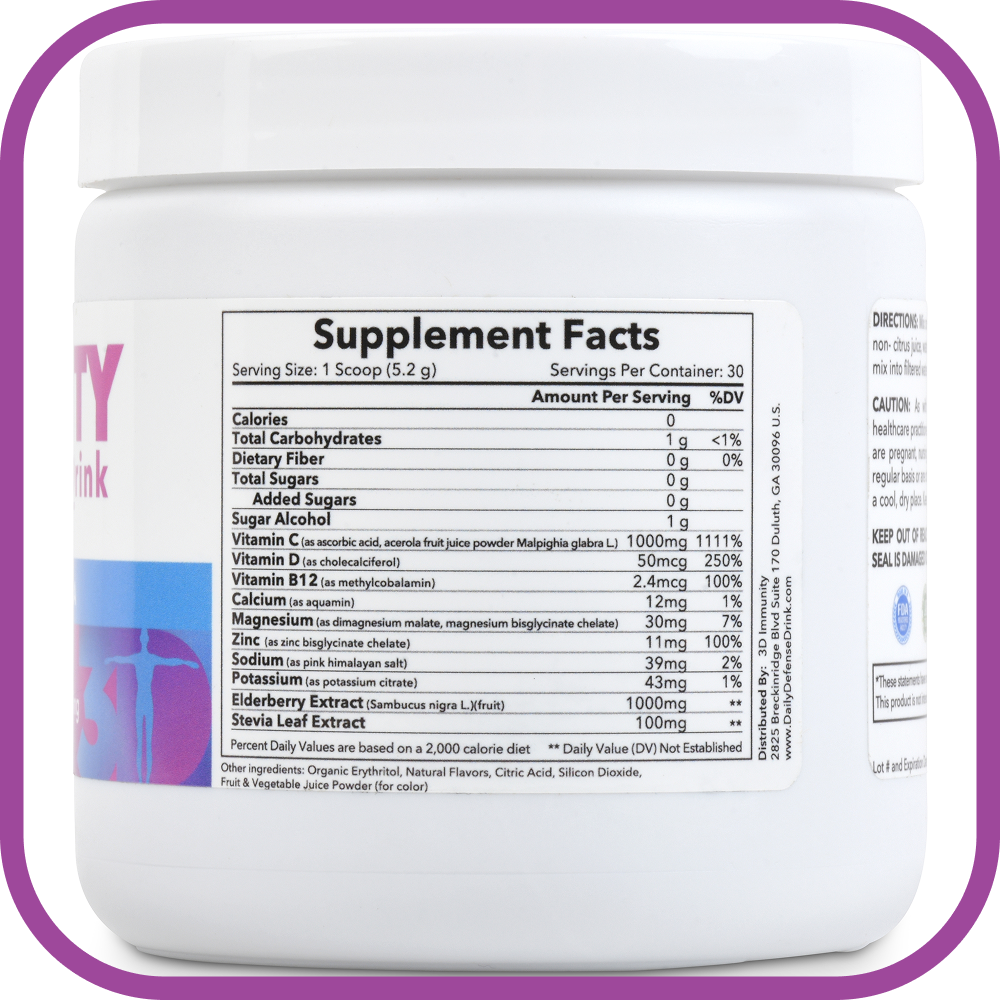 3D Immunity - Daily Defense Drink