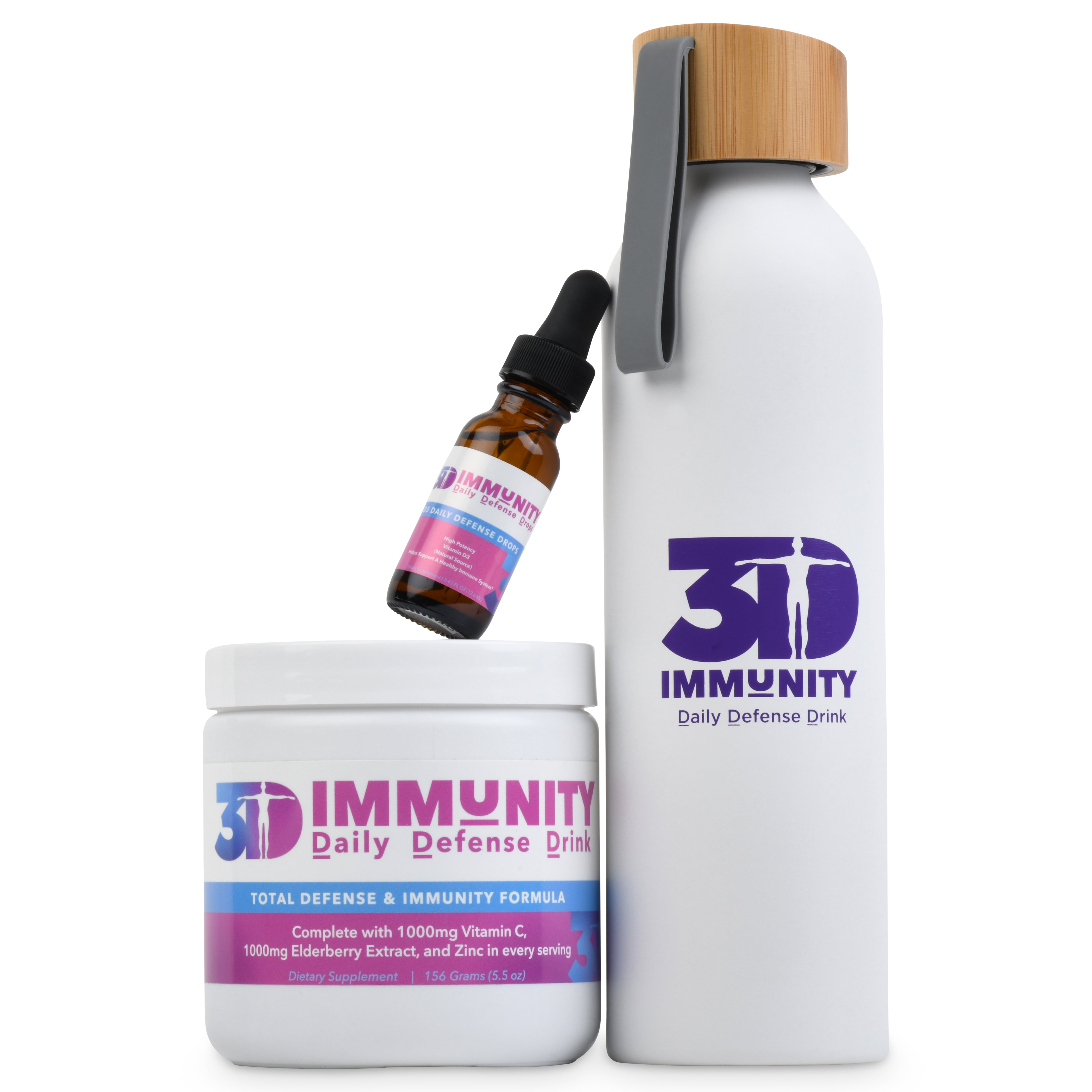 3D Immunity Daily Defense Drink initial