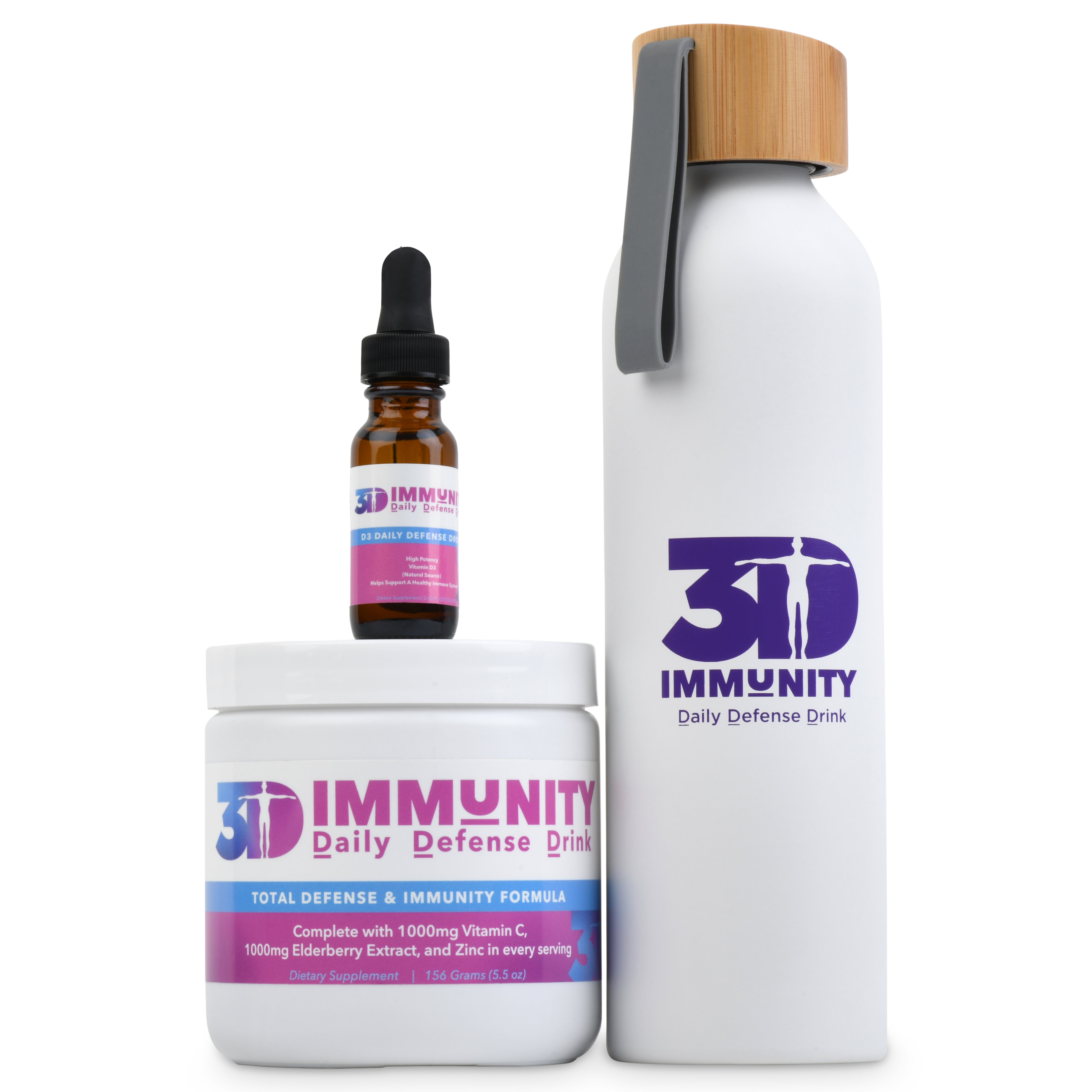3D Immunity Daily Defense Drink initial